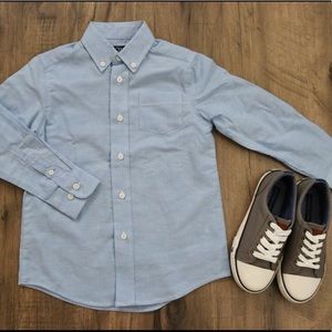 NEW Chaps button down shirt Size 4, ox blue.